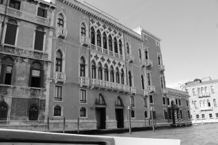 Blick auf die Geb�due bei der Grand Canal Tour